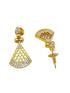 Gold plated Light weight Jaali work Necklace Set