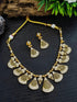 Gold plated Light weight Jaali work Necklace Set