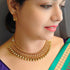 Gold plated Multi colored stone Necklace Set - Griiham