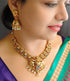 Gold plated Multicolor with pearl Necklace Set - Griiham