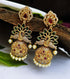 Gold plated Peacock design Jhumka Earrings