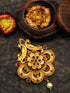 Gold plated Ruby Faux stone Studded Hair Pin Amboda Rakhdi