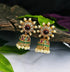 Gold plated Temple design Jhumka Earrings