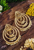 Gold plated chandbali Earrings Jhumka