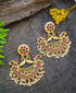 Gold plated chandbali Earrings Jhumka