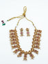 Gold plated designer Necklace with pearls antique Necklace - Griiham