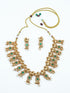 Gold plated designer Necklace with pearls antique Necklace - Griiham