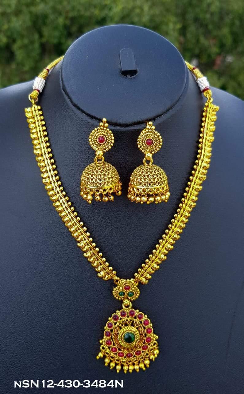 Gold plated necklace set NSN12-430-3484N