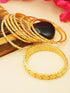 Guaranteed Gold Plated Bangles Set of 12 bangles with Red white cz stones 10320A - Griiham