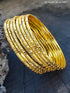 Guaranteed Gold Plated Bangles Set of 8 bangles 6236C - Griiham