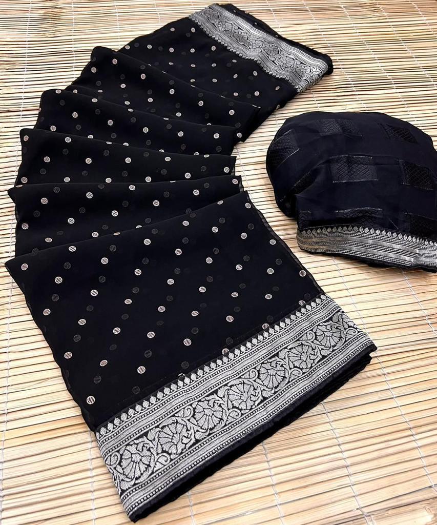 Heavy Weightless With Border saree 17814N - Griiham
