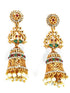 High Matt Gold Plated Earring/ Jhumka 10627N - Griiham