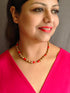 Premium Gold Plated Necklace Set in Coral