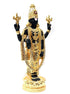 Large size Balaji Gold Plated Marble idol with stones 32cm Height - Griiham