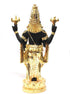 Large size Balaji Gold Plated Marble idol with stones 32cm Height - Griiham