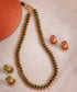 Latest Trending Design Kemp Green/Red Reversible necklace 21 inches 9020N - Griiham