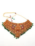 Laxmi Broad choker necklace set 8134N - Griiham