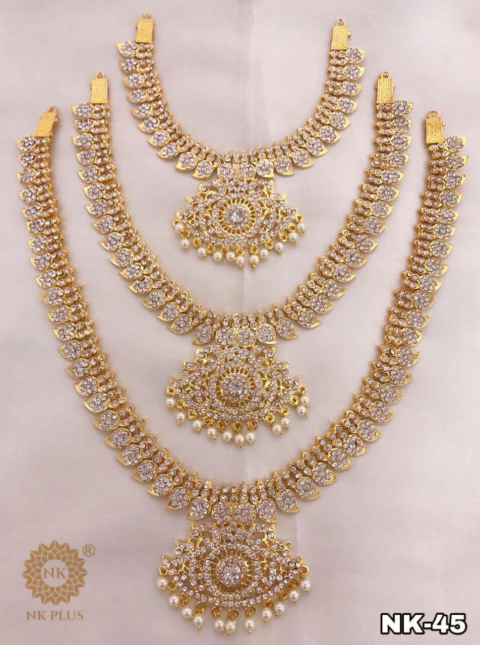 Laxmi Devi Goddess Necklace set 8260N - Griiham