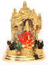 Laxmi Gold Plated Siddhivinayak in the temple exact temple image Marble idol 17cm Height - Griiham