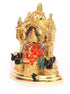 Laxmi Gold Plated Siddhivinayak in the temple exact temple image Marble idol 17cm Height - Griiham