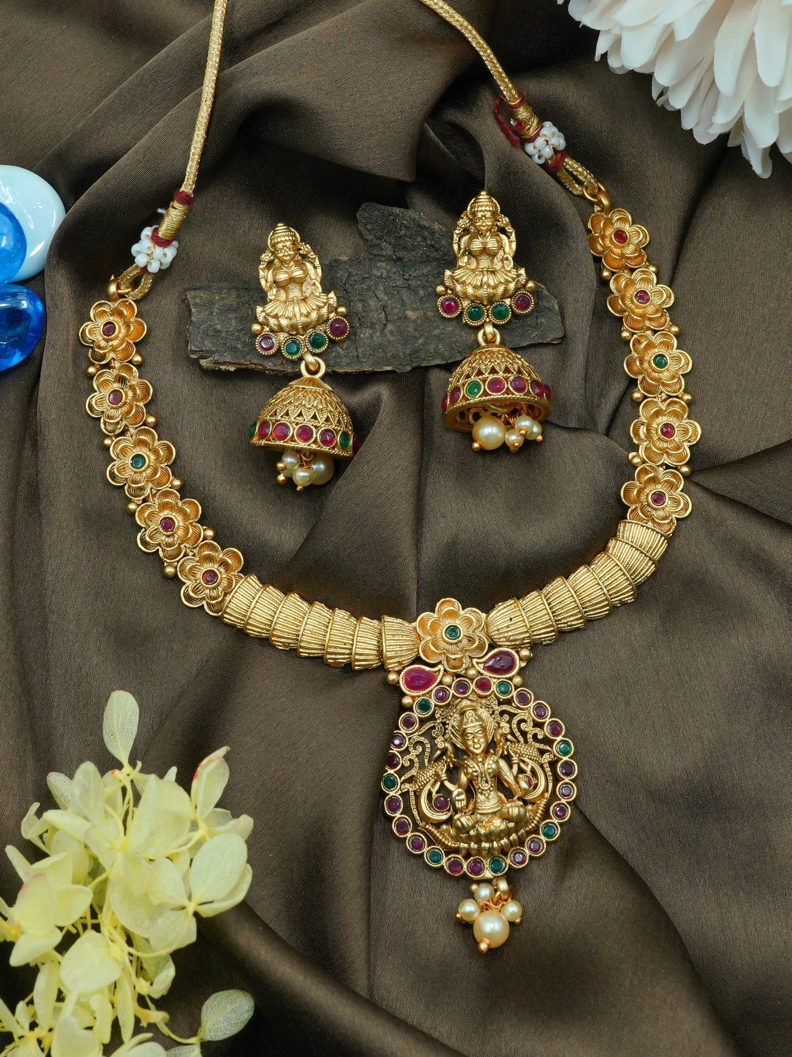 Laxmi design Necklace with pearls Designer Necklace
