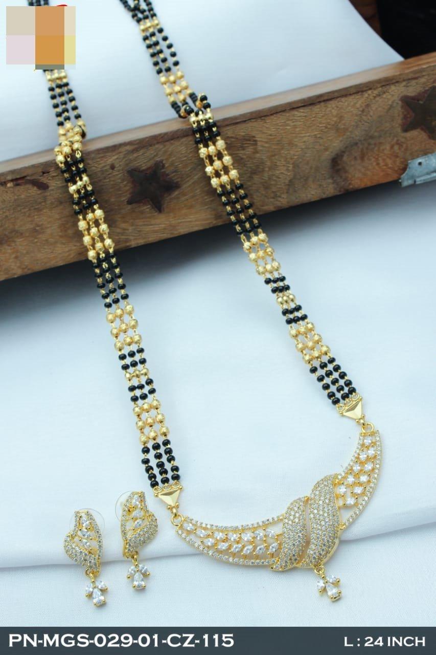 Mangalsutra/ Mangalya chain set MPN10-633-3216N 24 iches