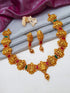 Matt Laxmi Necklace Set with Multi Stone