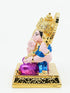 Matt goldPlated Ganesha marble idol 8cm Height - Griiham