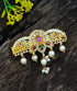 Micro Gold Finish CZ Hair Clip Hair Pin