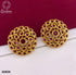 Micro Gold Finish Party Wear Earring / Jhumkas with AD stones 8060N-Jhumkas & Earrings-Griiham-Griiham