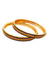 Micro Gold Finish Stone Bangle Latest Design Collection Set of 2 B2SN09-225-2925A-Designer Bangles-season end sale item-2.4-Griiham