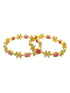 Micro Gold Plated Set of 2 Multi colour stone Bangles (Copy) - Griiham