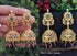 Micro Gold Plated Temple Collecion Earrings Jhumkas