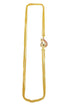 MicroGold Plated CZ Studded 5 Layer Mopu Chain 18139N - Griiham