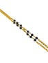 Microgold Plated Black Beed Chains Mangalsutra - Griiham