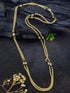 Microgold Plated Black bead Mangalya Chain