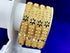 Microgold guaranteed gold finish Bangles Set of 4 bangles 6357A