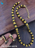 Microgold plated Black Bead Chains