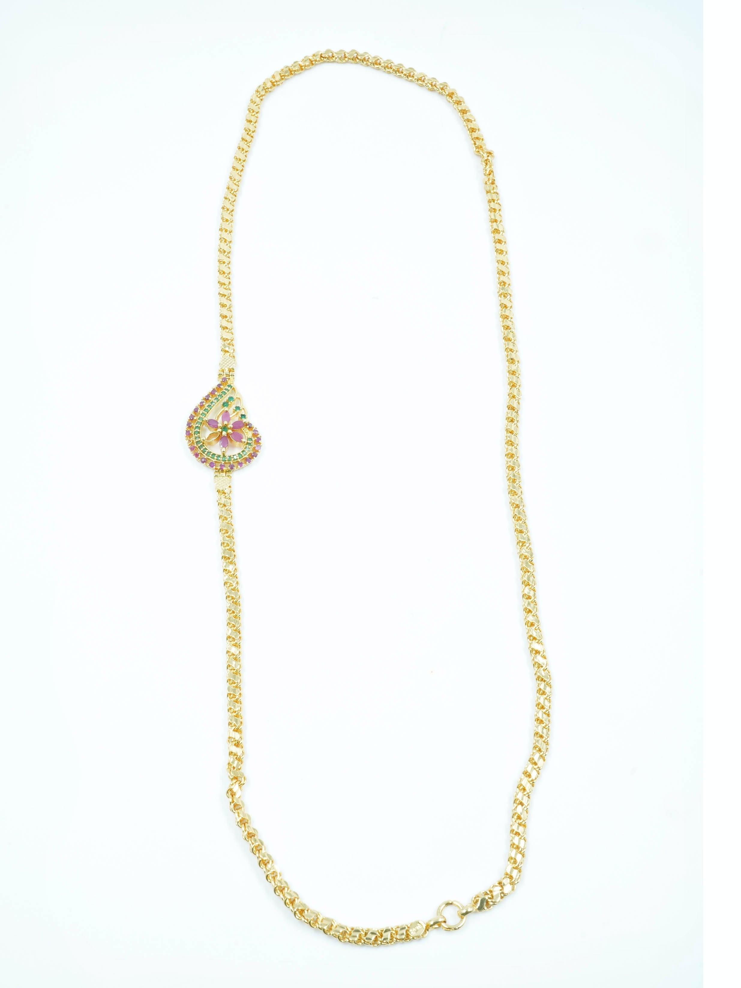 Microgold plated CZ Mopu Chain - Griiham