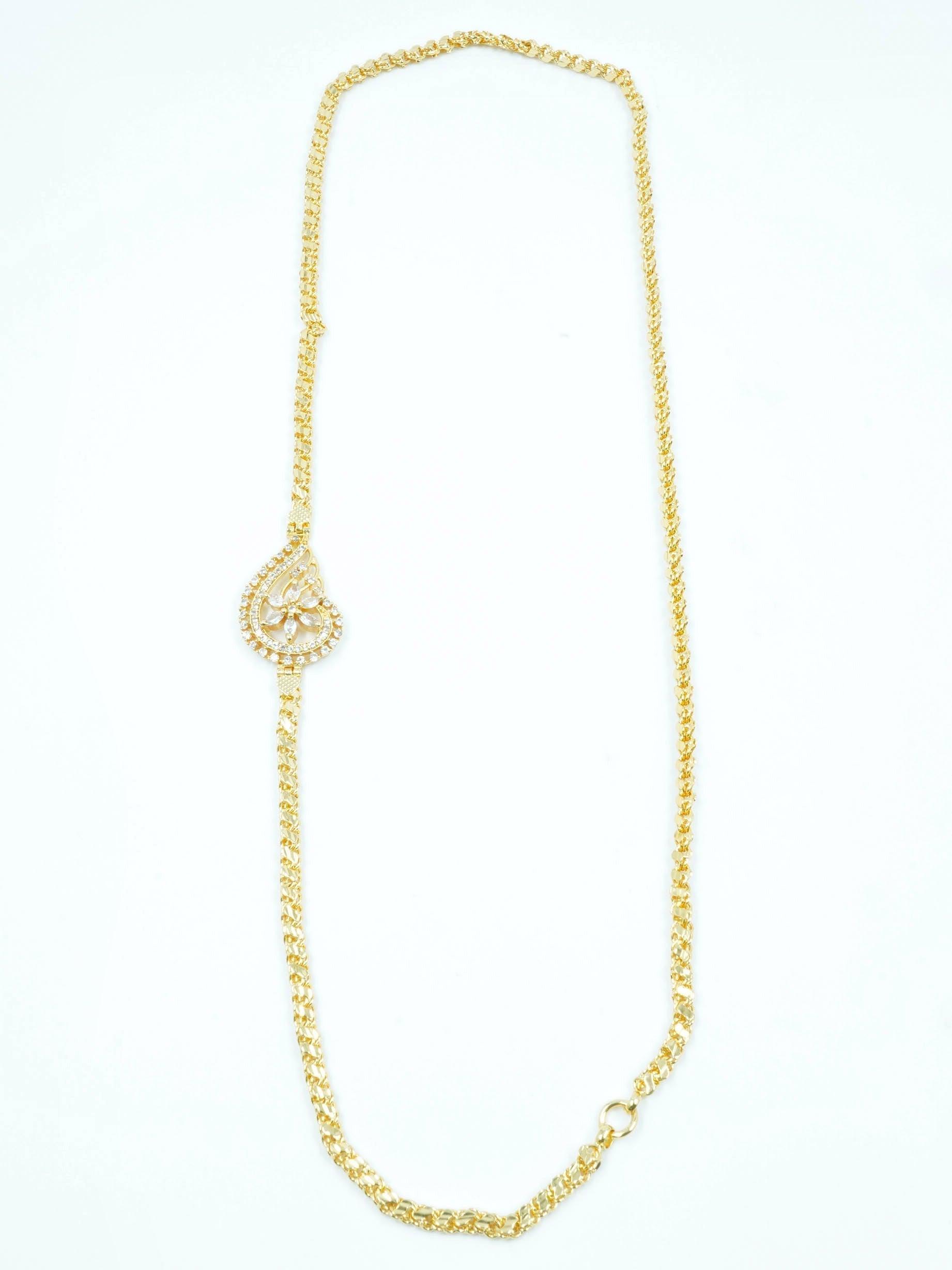 Microgold plated CZ Mopu Chain - Griiham