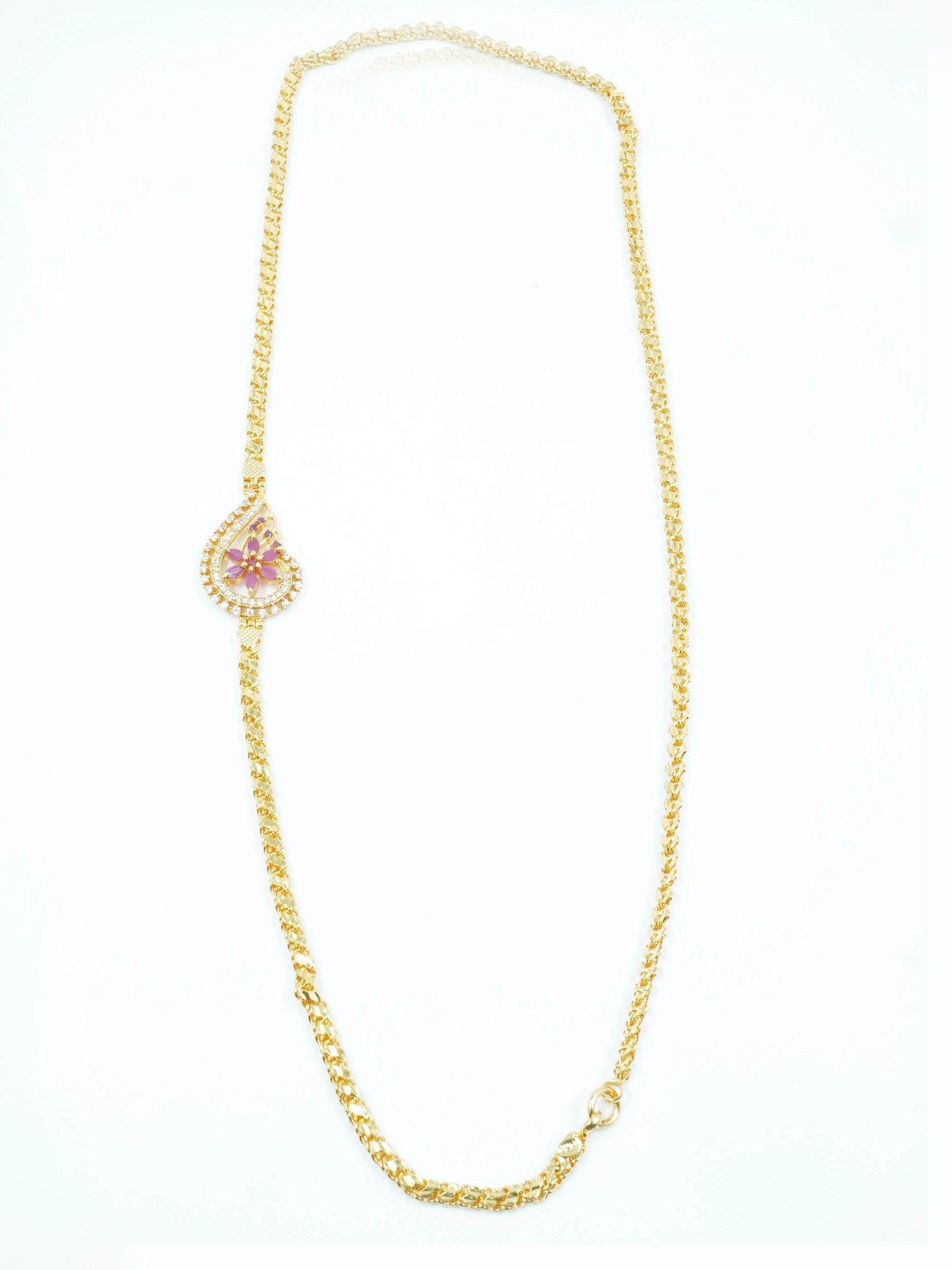 Microgold plated CZ Mopu Chain - Griiham