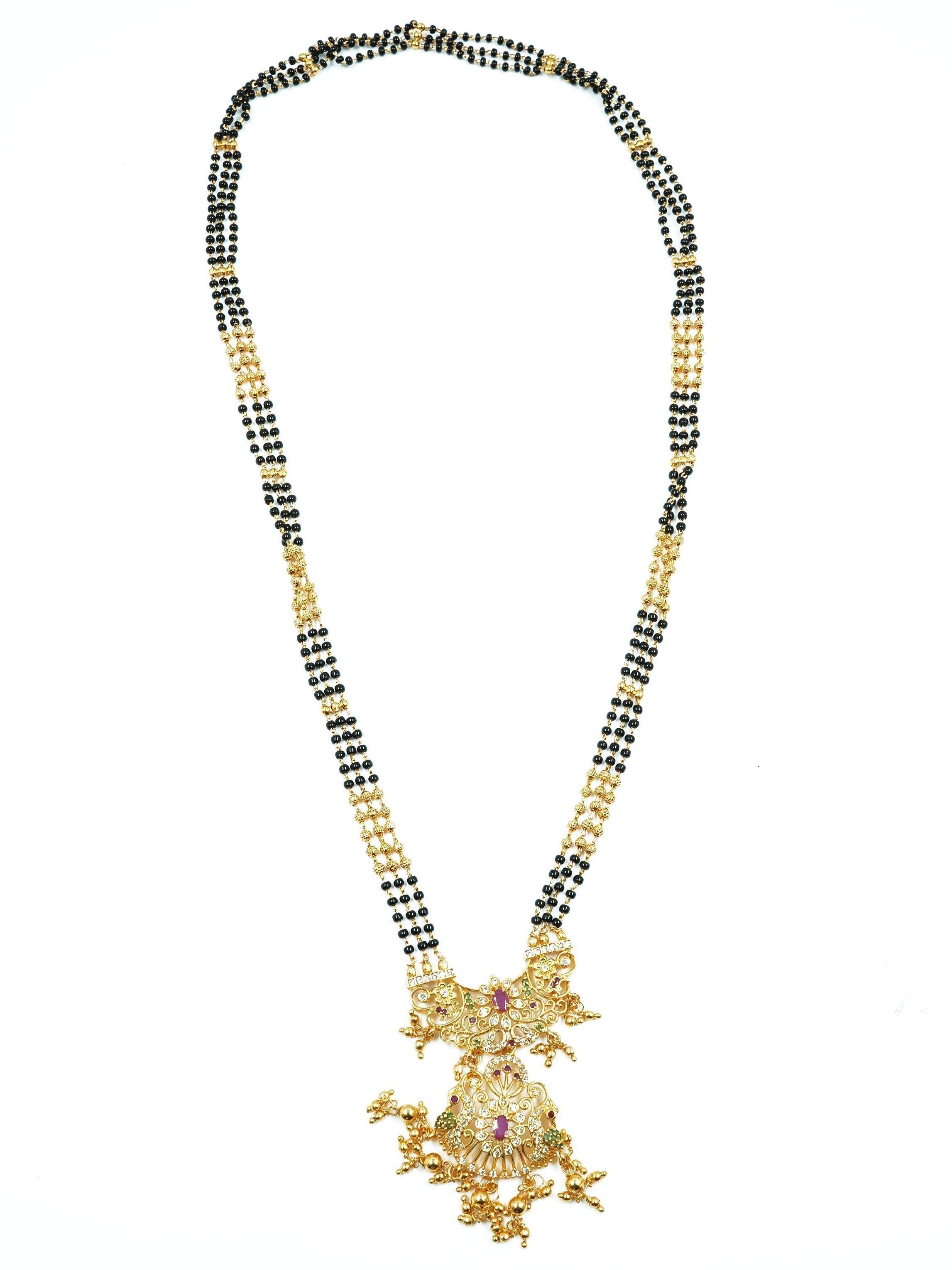 Microgold plated Mangalsutra 30 inches - Griiham