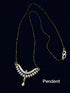 Microgold plating Black bead Managalsutram Mangalya chain 18 inches 10807N - Griiham