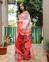 Mono-cotton sarees with all DURGA PUJA PRINT design along with zari 17530N -1 - Griiham