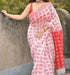 Mono-cotton sarees with all DURGA PUJA PRINT design along with zari 17530N -1 - Griiham