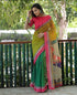 Mono-cotton sarees with all DURGA PUJA PRINT design along with zari 17530N -1 - Griiham