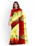 Multicolor Georgette Daily Wear Saree With Floral Design 23026N - Griiham