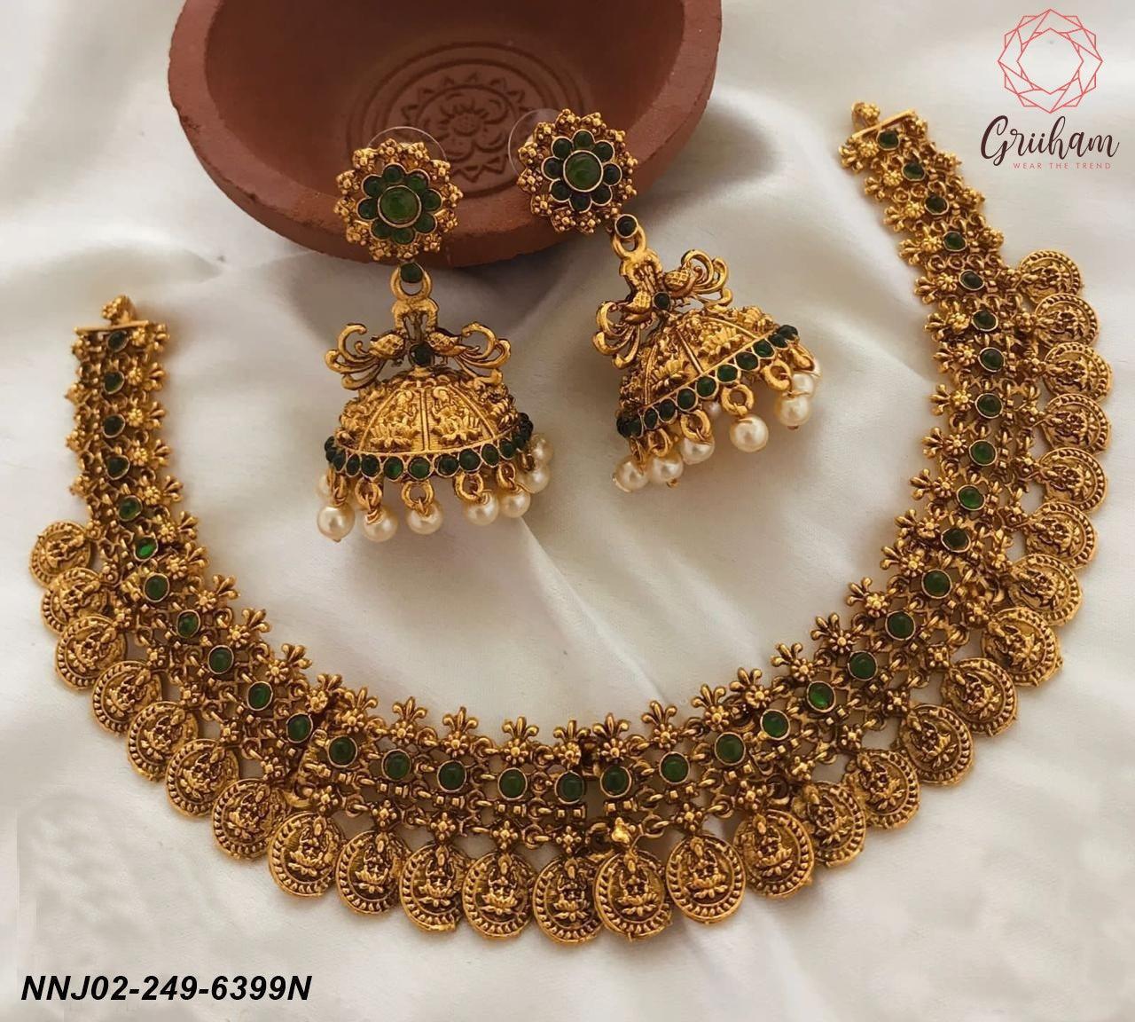 Multicolor Laxmi Necklace set 6400N