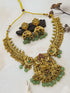 Gold Plated Classic Temple Necklace Set