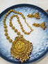 Gold Plated Gundumala Lakshmi Necklace Set